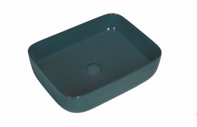 ETHOS - Peacock Green Glossy Table Top Basin